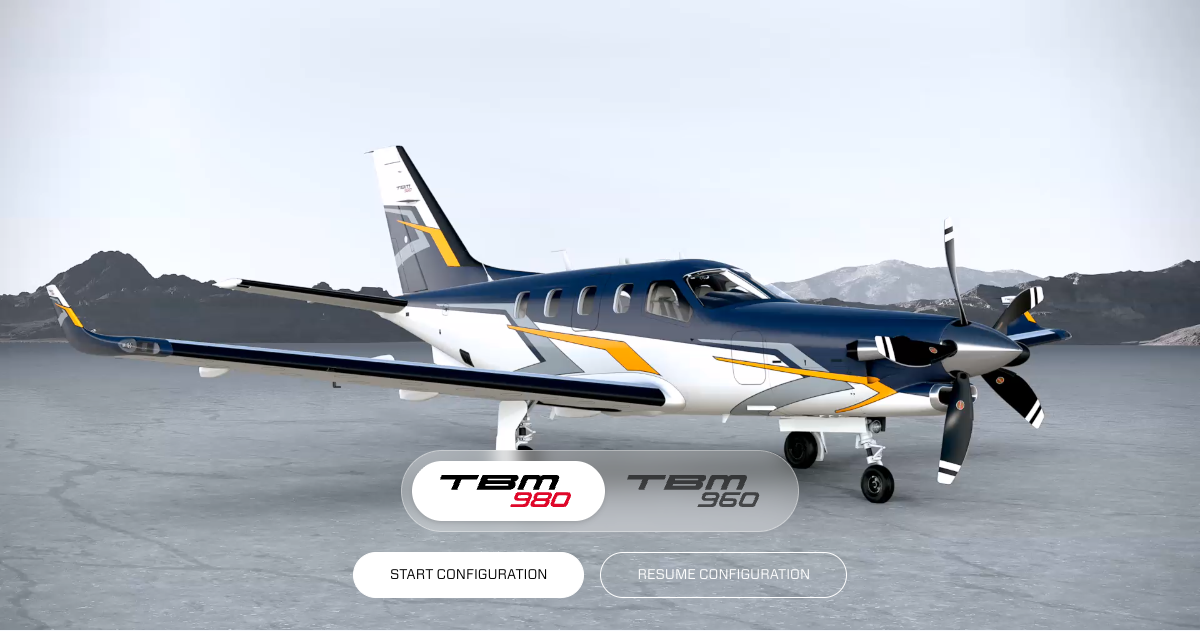 Configurateur TBM - Accueil